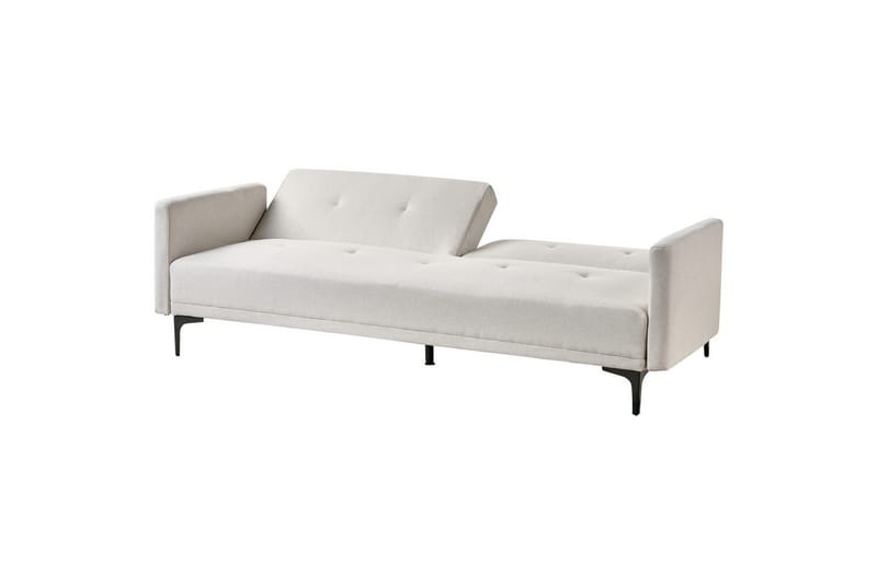 Bäddsoffa Lucan Beige, svart - Beige - Möbler - Vardagsrum - Soffgrupper