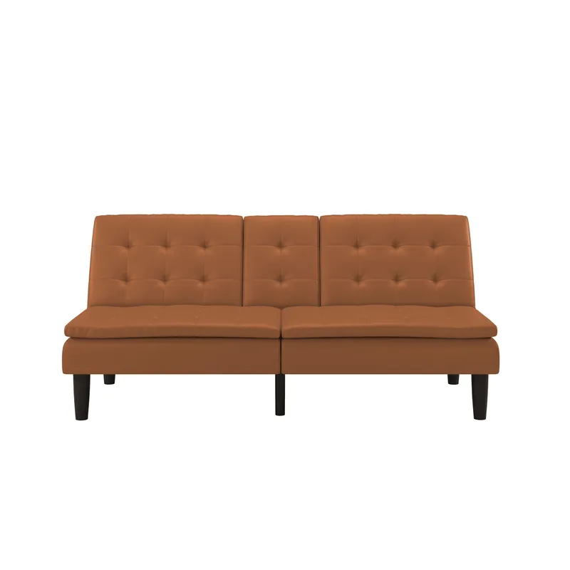 Bäddsoffa Maine Cognac - Cognac - Möbler - Vardagsrum - Bäddsoffor
