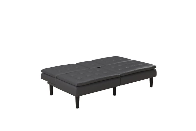 Bäddsoffa Maine Grå PU - Grå PU - Möbler - Vardagsrum - Bäddsoffor