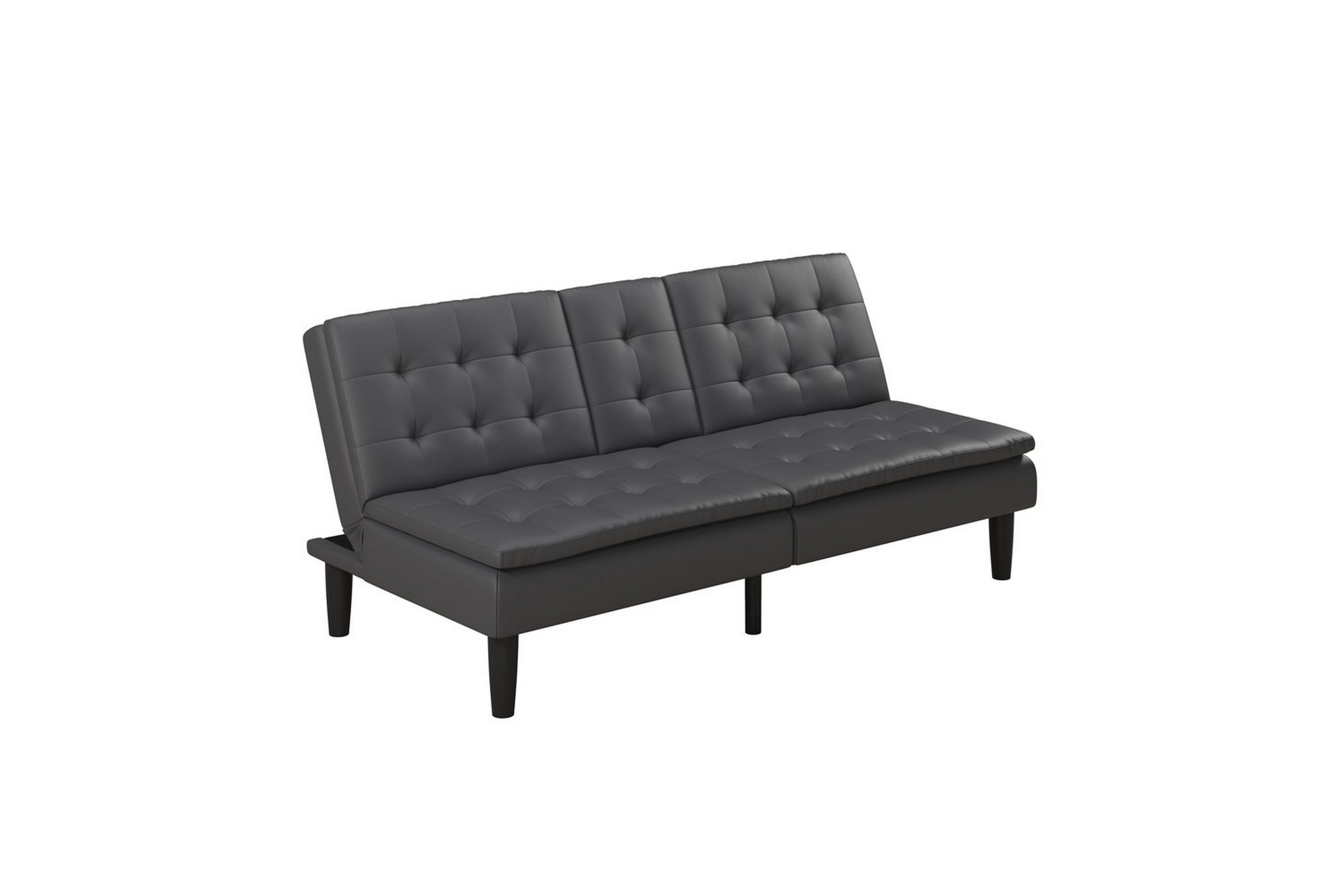 bäddsoffa maine grå pu - grå pu