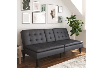 Bäddsoffa Maine Grå PU - Grå PU - Möbler - Vardagsrum - Bäddsoffor