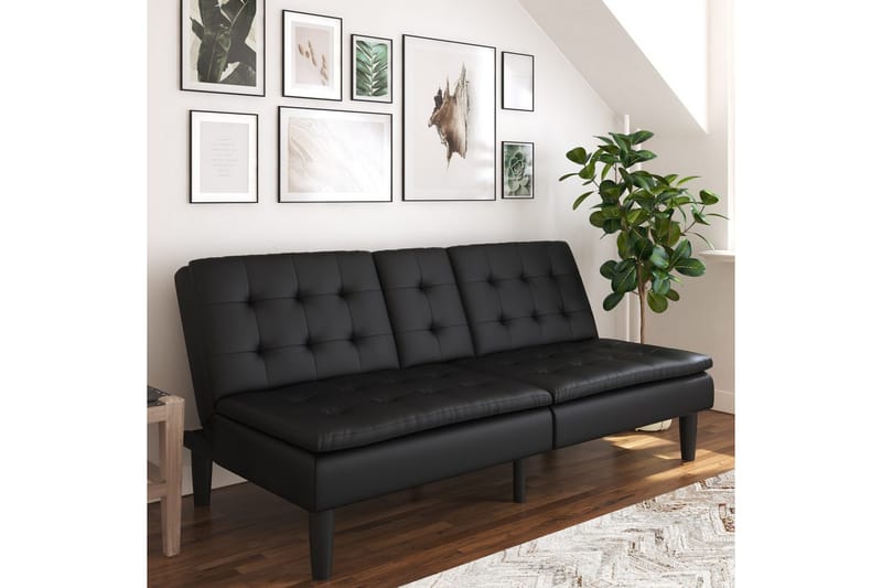 Bäddsoffa Maine Svart - Svart - Möbler - Vardagsrum - Bäddsoffor