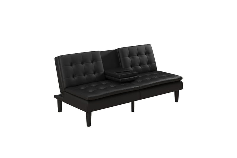 Bäddsoffa Maine Svart - Svart - Möbler - Vardagsrum - Bäddsoffor
