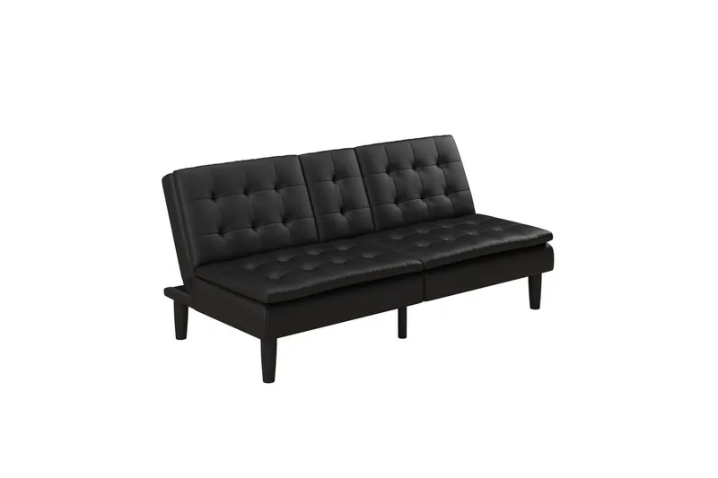 Bäddsoffa Maine Svart, Svart
