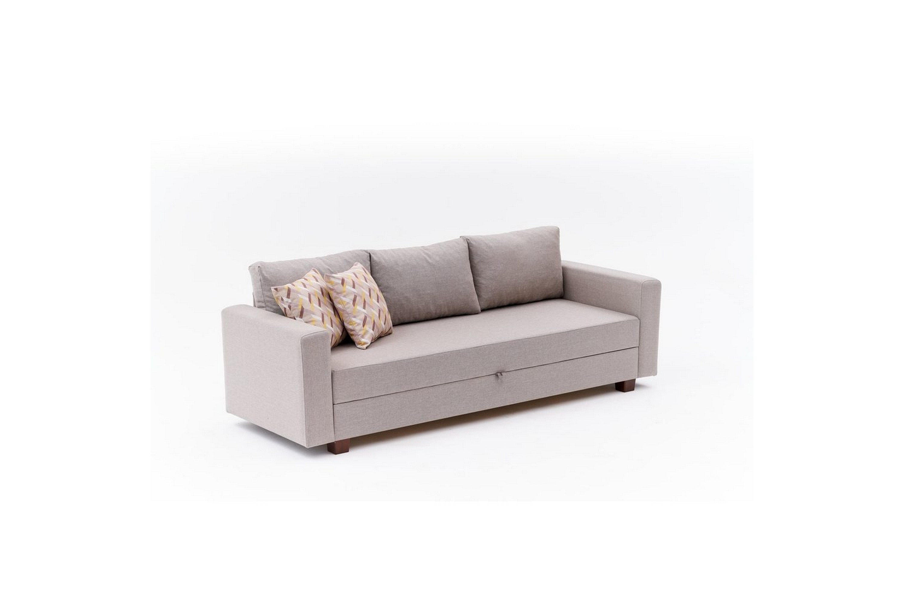bäddsoffa med 3 sittplatser iroulport beige - beige