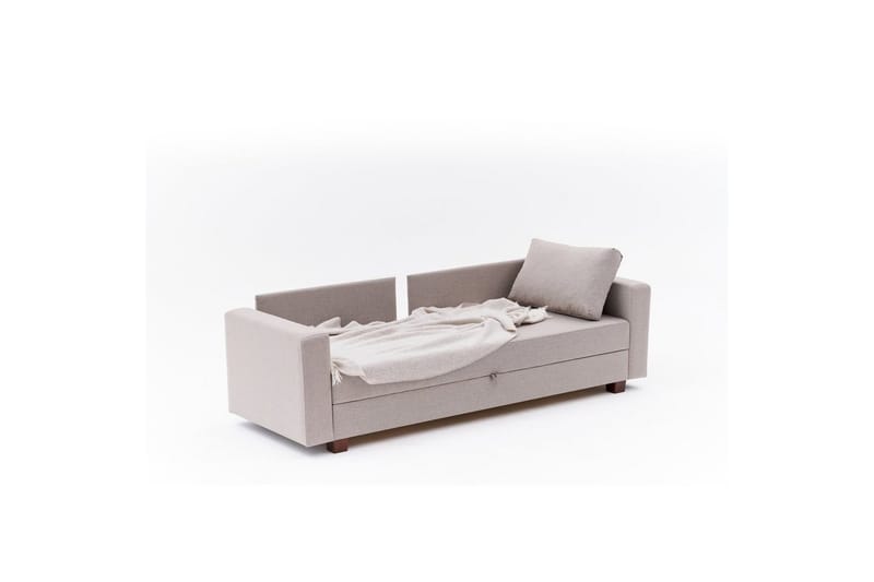 Bäddsoffa med 3 sittplatser Iroulport Beige - Beige - Möbler - Vardagsrum - Bäddsoffor