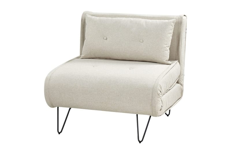 Bäddsoffa Vestfold Beige, svart - Beige, svart - Möbler - Vardagsrum - Bäddsoffor