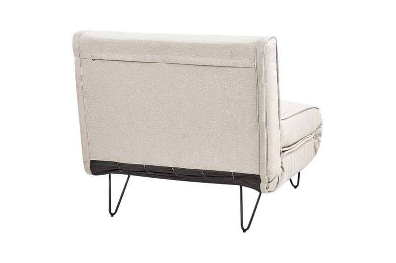 Bäddsoffa Vestfold Beige, svart - Beige, svart - Möbler - Vardagsrum - Bäddsoffor