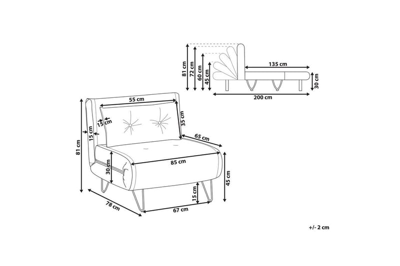 Bäddsoffa Vestfold Grön, Svart - Grön, Svart - Möbler - Vardagsrum - Soffgrupper