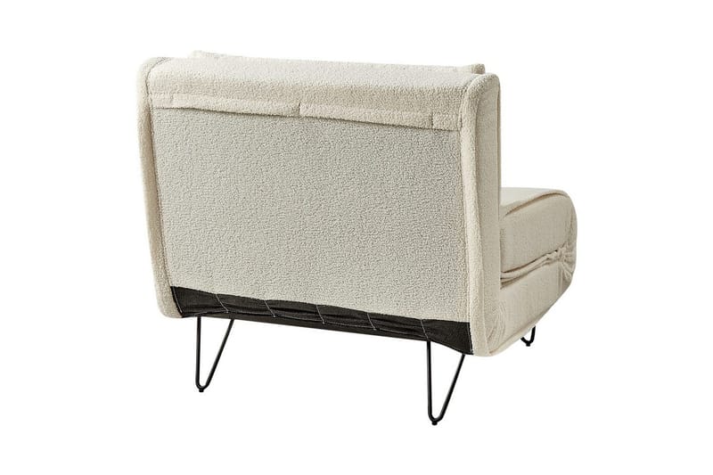 Bäddsoffa Vestfold Off-white, svart - Vit - Möbler - Vardagsrum - Bäddsoffor