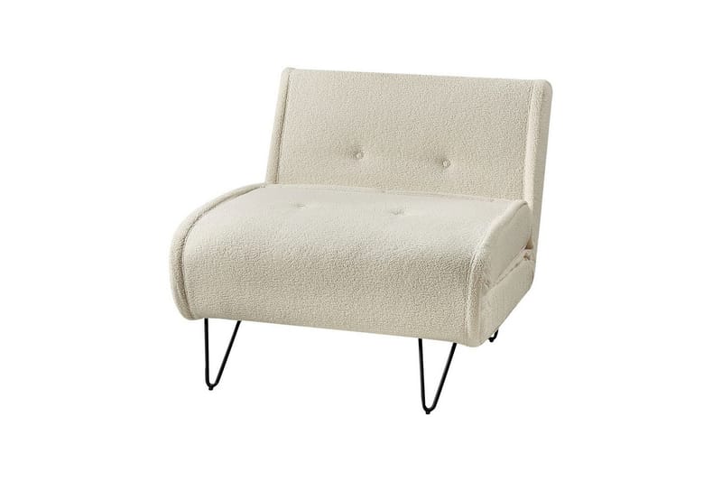 Bäddsoffa Vestfold Off-white, svart - Vit - Möbler - Vardagsrum - Bäddsoffor