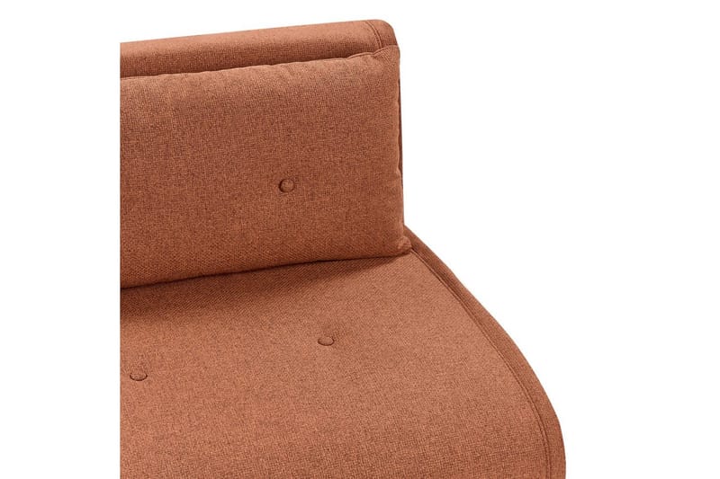 Bäddsoffa Vestfold Orange, Svart - Orange, Svart - Möbler - Vardagsrum - Bäddsoffor