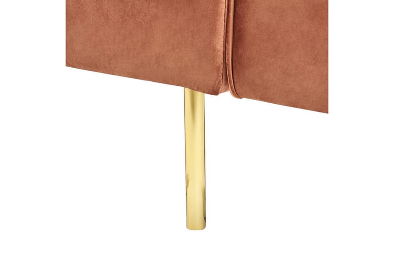 Bäddsoffa Visnes Brun, Guld - Brun, Guld - Möbler - Vardagsrum - Bäddsoffor
