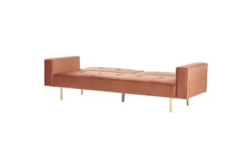 Bäddsoffa Visnes Brun, Guld - Brun, Guld - Möbler - Vardagsrum - Bäddsoffor