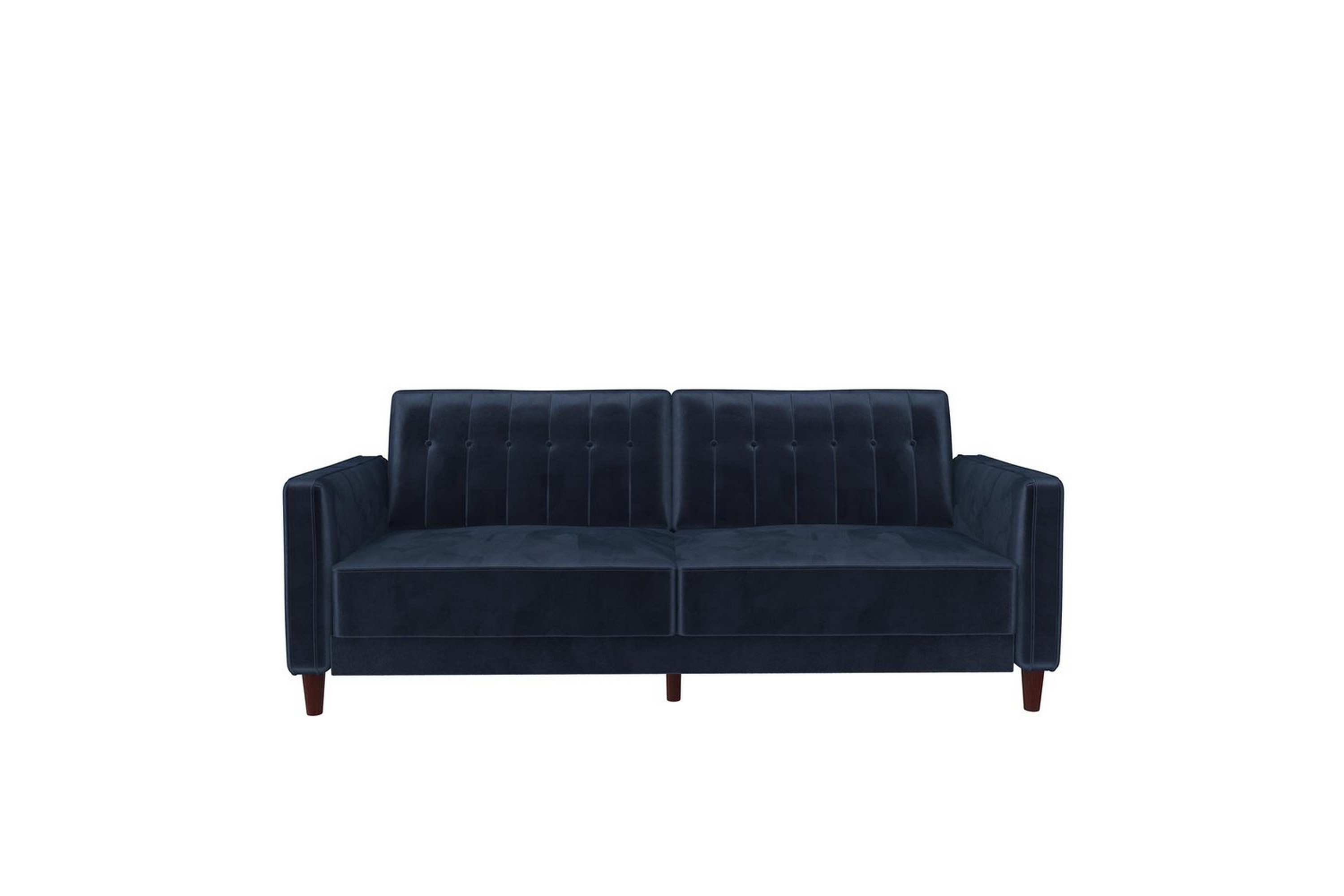 bäddsoffa plyschknappad -