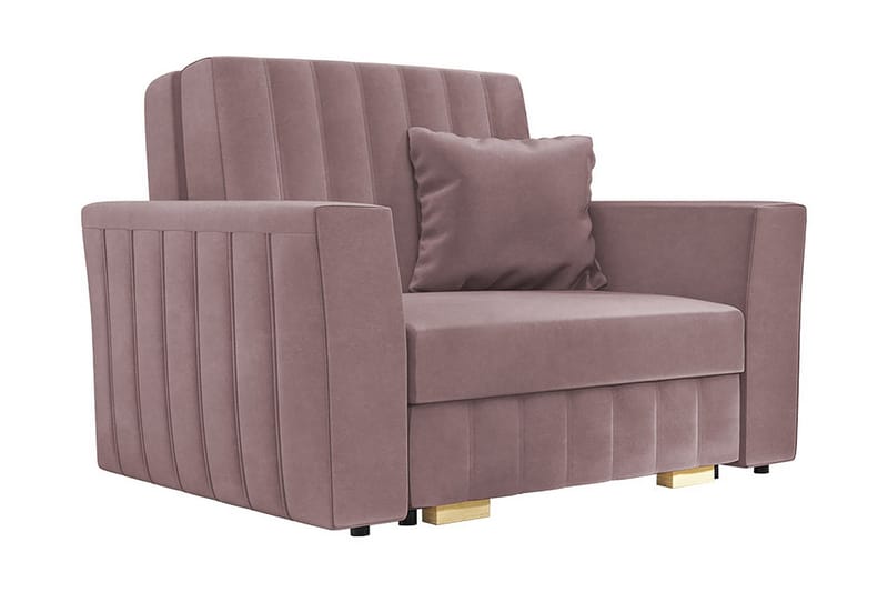 DACKE Soffa Rosa - Ljusrosa - Bäddsoffor - 2-sits bäddsoffa