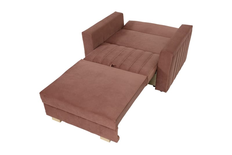 DACKE Soffa Rosa - Ljusrosa - Bäddsoffor - 2-sits bäddsoffa