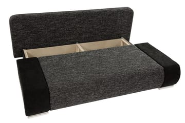 Emma Bäddsoffa 200x94x76 cm - Svart/Grå - Möbler - Vardagsrum - Bäddsoffor - 2-sits bäddsoffa