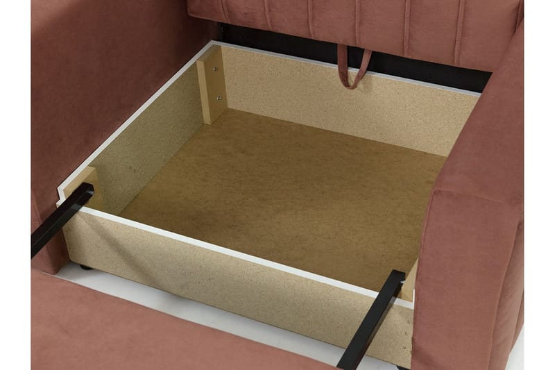 Upperud Soffa - Ljusrosa - Möbler - Vardagsrum - Bäddsoffor - 2-sits bäddsoffa