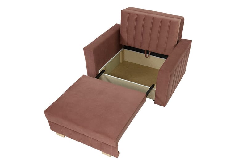 Upperud Soffa - Ljusrosa - Möbler - Vardagsrum - Bäddsoffor - 2-sits bäddsoffa