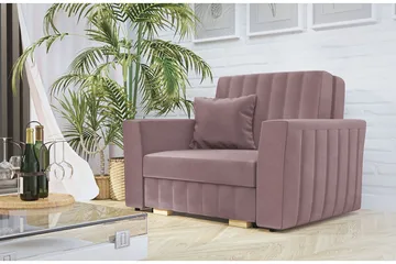 Upperud Soffa - Ljusrosa - Möbler - Vardagsrum - Bäddsoffor - 2-sits bäddsoffa