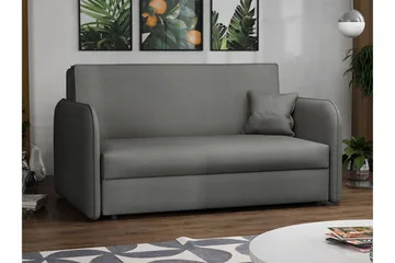 Viva Bäddsoffa - Grå - Möbler - Vardagsrum - Bäddsoffor - 2-sits bäddsoffa