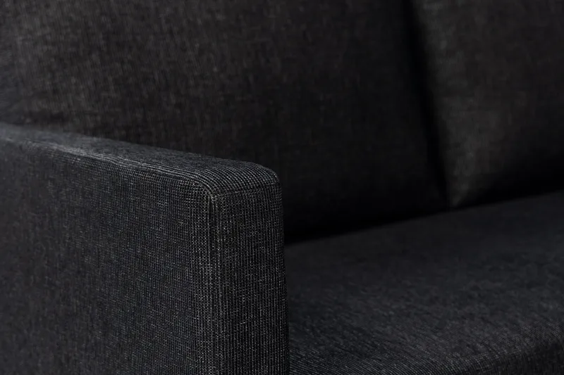Willhelm Liten Bäddsoffa 2-sits Framåtbäddad - Mörkgrå - Möbler - Vardagsrum - Bäddsoffor - 2-sits bäddsoffa