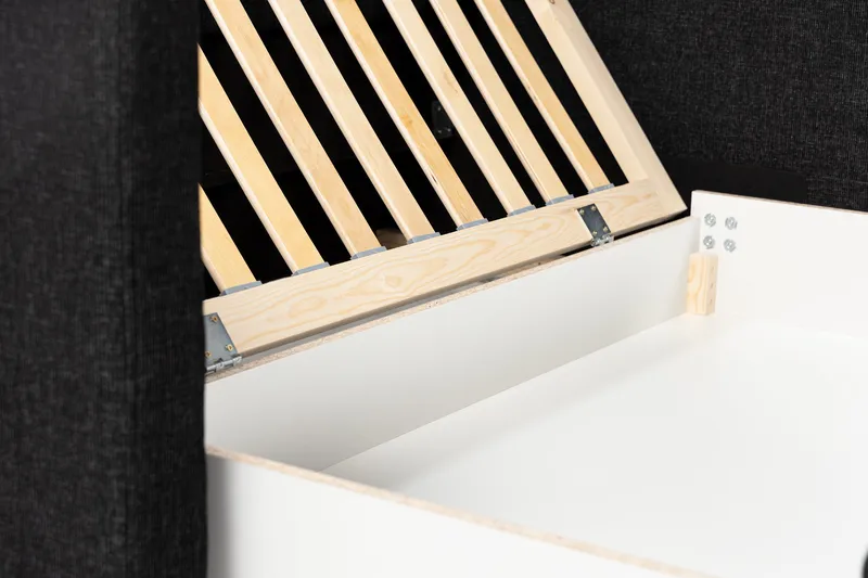 Willhelm Liten Bäddsoffa 2-sits Framåtbäddad - Mörkgrå - Möbler - Vardagsrum - Bäddsoffor - 2-sits bäddsoffa