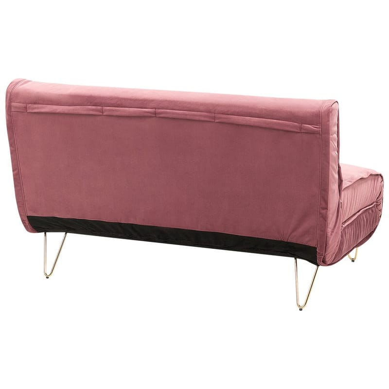 2-sits soffa Vestfold - Rosa, guld - Möbler - Vardagsrum - Soffor - 2-sits soffor