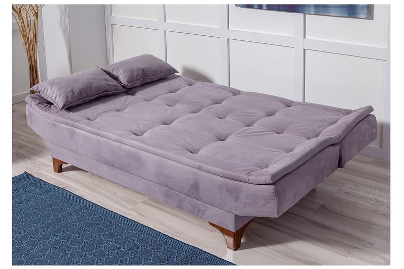 AMINAT Bäddsoffa 3-sits Grå - Möbler - Vardagsrum - Bäddsoffor - 3-sits bäddsoffa