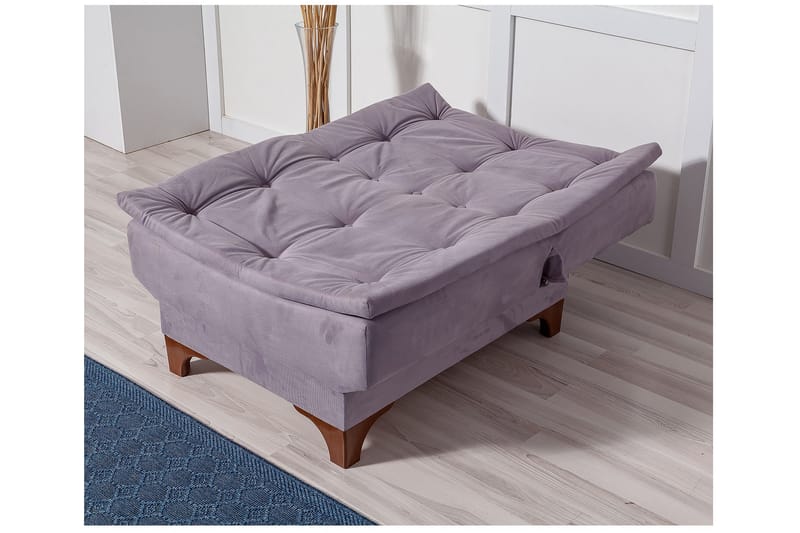 AMINAT Bäddsoffa 3-sits Grå - Möbler - Vardagsrum - Bäddsoffor - 3-sits bäddsoffa