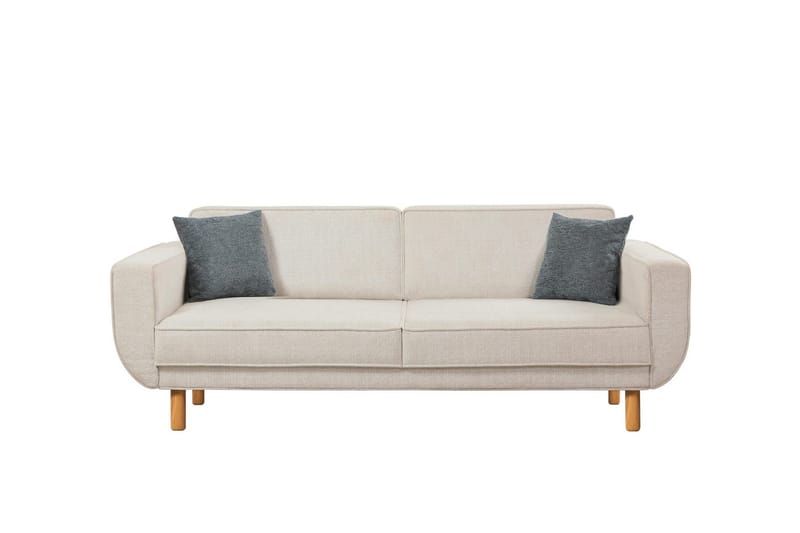 Austen 3-sits Bäddsoffa - Creme - Möbler - Vardagsrum - Bäddsoffor - 3-sits bäddsoffa
