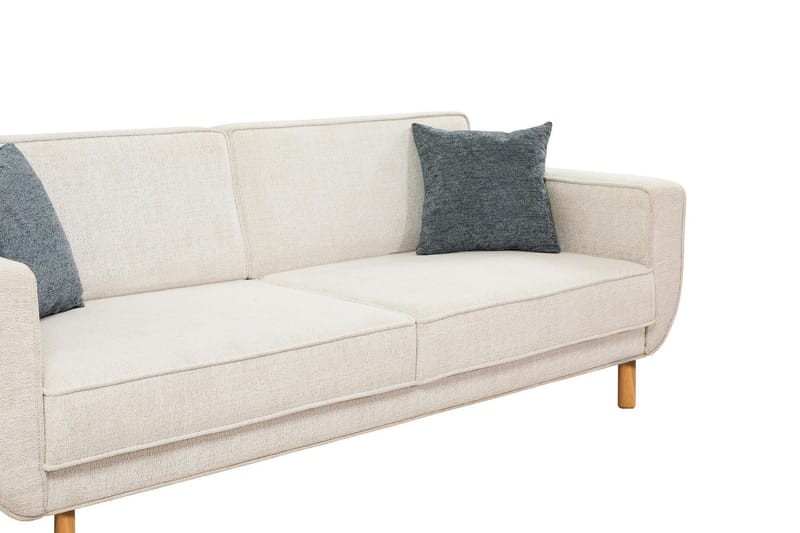 Austen 3-sits Bäddsoffa - Creme - Möbler - Vardagsrum - Bäddsoffor - 3-sits bäddsoffa