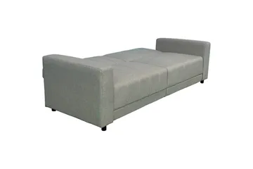 Bäddsoffa utan divan & schäslong Loft24 Bäddsoffa Loft24 Allie II Brown Velvet - Möbler - Vardagsrum - Bäddsoffor - 3-sits bäddsoffa