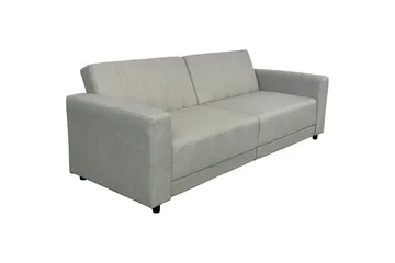 Bäddsoffa utan divan & schäslong Loft24 Bäddsoffa Loft24 Allie II Brown Velvet - Möbler - Vardagsrum - Bäddsoffor - 3-sits bäddsoffa