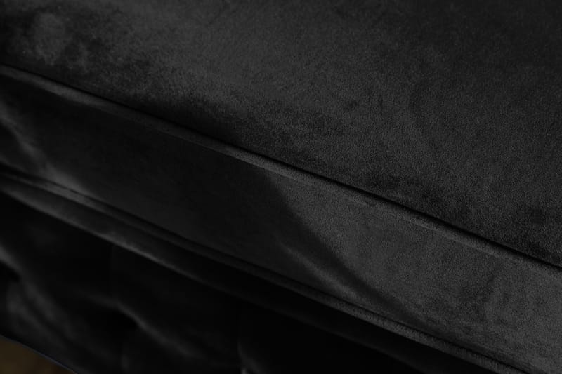 Chesterfield Lyx 3-sits Framåtbäddad bäddsoffa i Sammet - Möbler - Vardagsrum - Bäddsoffor - 3-sits bäddsoffa
