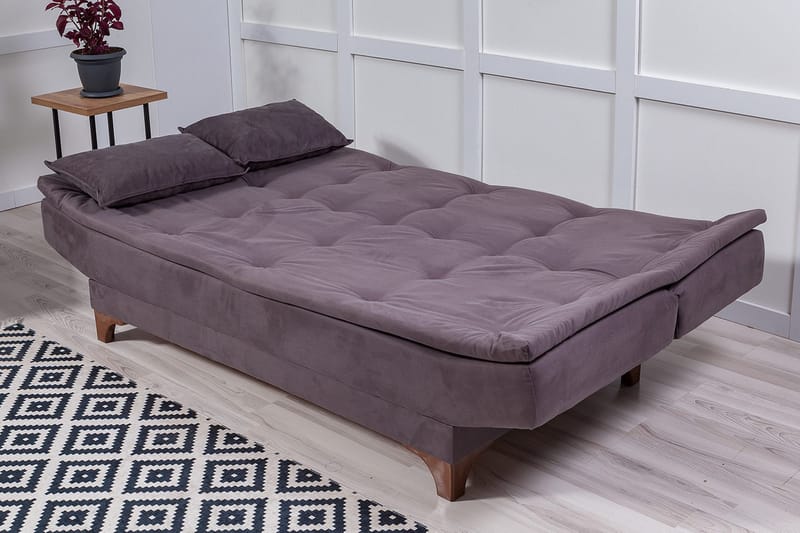 Defiglio 3-sits Bäddsoffa - Grå - Möbler - Vardagsrum - Bäddsoffor - 3-sits bäddsoffa