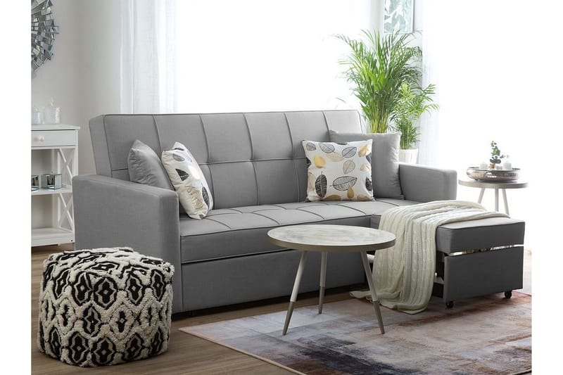 Glomma Bäddsoffa 207 cm - Grå - Möbler - Vardagsrum - Bäddsoffor - 3-sits bäddsoffa