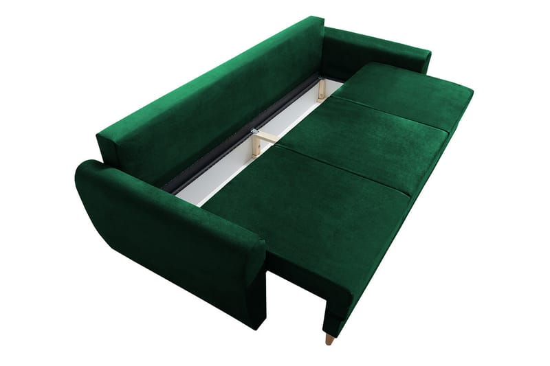 KORREBO 5-sits Bäddsoffa Höger - Grön - Möbler - Vardagsrum - Bäddsoffor - 3-sits bäddsoffa