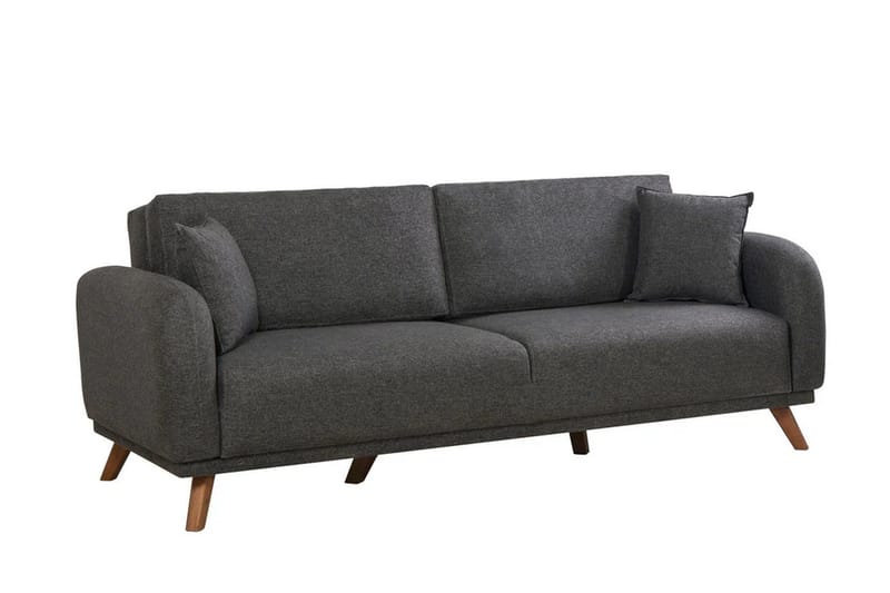 Malkiat Bäddsoffa - Antracit - Möbler - Vardagsrum - Bäddsoffor - 3-sits bäddsoffa