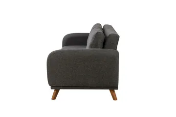 Malkiat Bäddsoffa - Antracit - Möbler - Vardagsrum - Bäddsoffor - 3-sits bäddsoffa