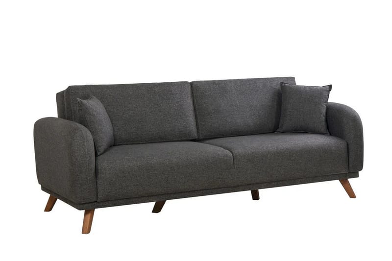 Malkiat Bäddsoffa Antracit - Möbler - Vardagsrum - Bäddsoffor - 3-sits bäddsoffa