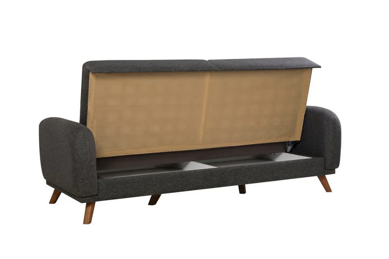 Malkiat Bäddsoffa Antracit - Möbler - Vardagsrum - Bäddsoffor - 3-sits bäddsoffa