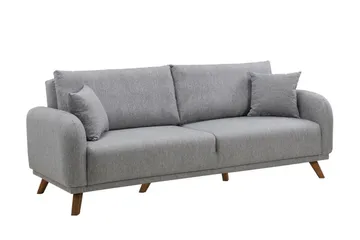 Malkiat Bäddsoffa - Grå - Möbler - Vardagsrum - Bäddsoffor - 3-sits bäddsoffa