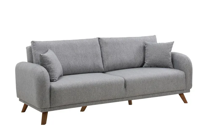 Malkiat Bäddsoffa - Grå - Möbler - Vardagsrum - Bäddsoffor - 3-sits bäddsoffa