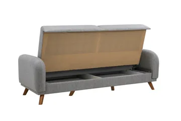 Malkiat Bäddsoffa - Grå - Möbler - Vardagsrum - Bäddsoffor - 3-sits bäddsoffa