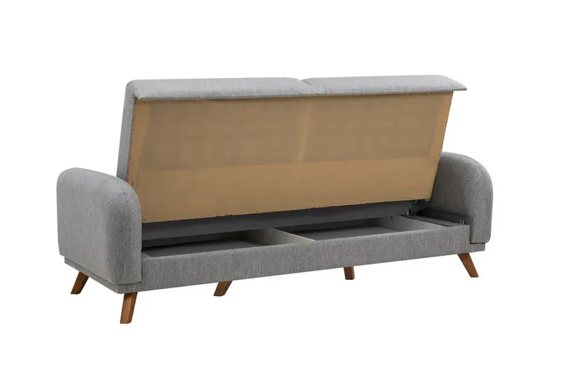 Malkiat Bäddsoffa - Grå - Möbler - Vardagsrum - Bäddsoffor - 3-sits bäddsoffa