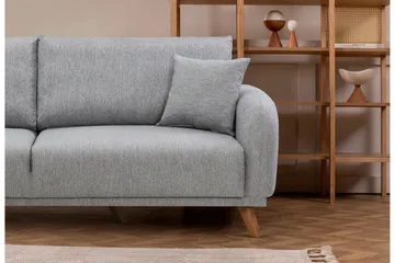 Malkiat Bäddsoffa - Grå - Möbler - Vardagsrum - Bäddsoffor - 3-sits bäddsoffa