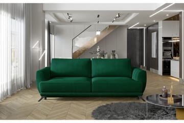 Megis 3-sits Bäddsoffa - Grön - Möbler - Vardagsrum - Bäddsoffor - 3-sits bäddsoffa