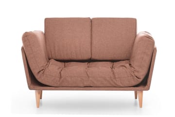 Mezonzo 3-sits Fällbar Längsbäddad Bäddsoffa 70x200 cm i Tyg - Brun - Möbler - Vardagsrum - Bäddsoffor - 3-sits bäddsoffa
